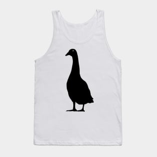Goose Black Silhouette Animal Pet Cool Style Tank Top